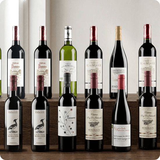 Wine bottles collection