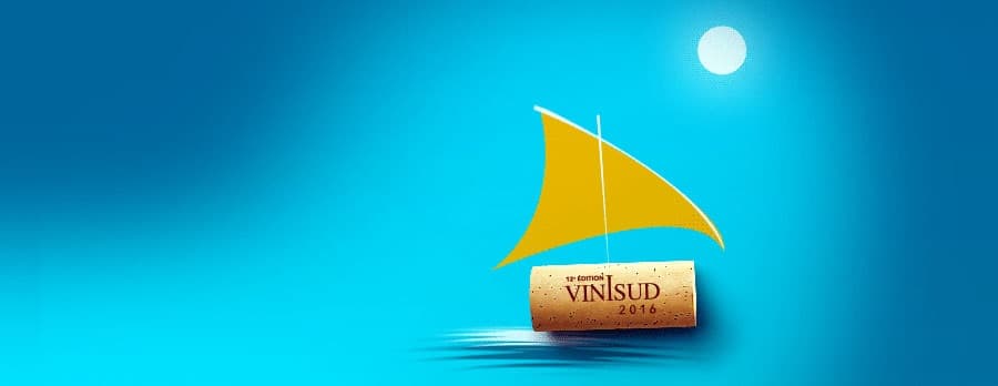 Simon Källquist på Vinisud vinmässa i Montpellier