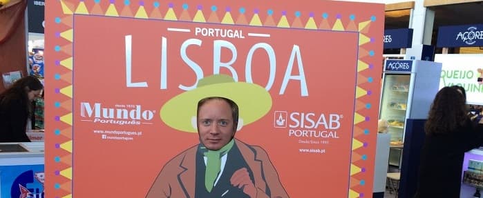 Simon Källquist på SISAB – Internationell mässa för portugisisk mat och dryck