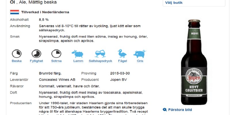 Concealed Wines lanserar sin första öl – Jopen Koyt Gruitbeer