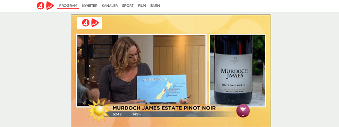 Concealed Wines lanserar Murdoch James på Systembolaget