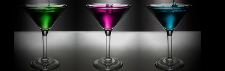 Om gin, hemliga recept och martini på granatäpple