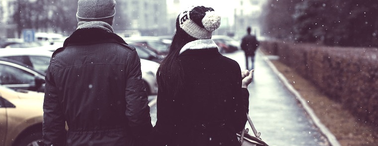 En romantisk promenad genom stan…