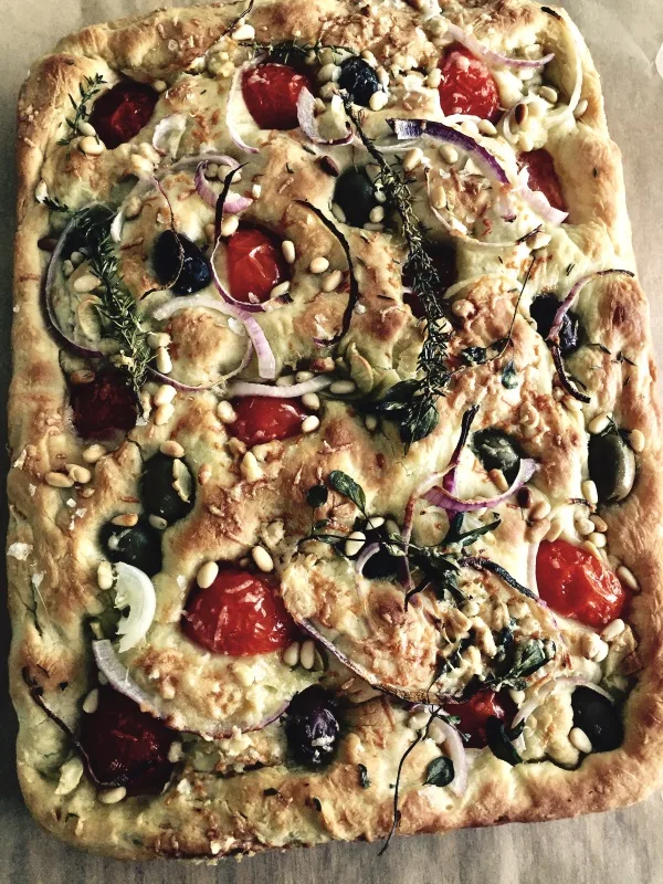 vinho verde focaccia