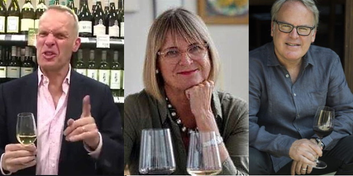 Tre kända vinkritiker