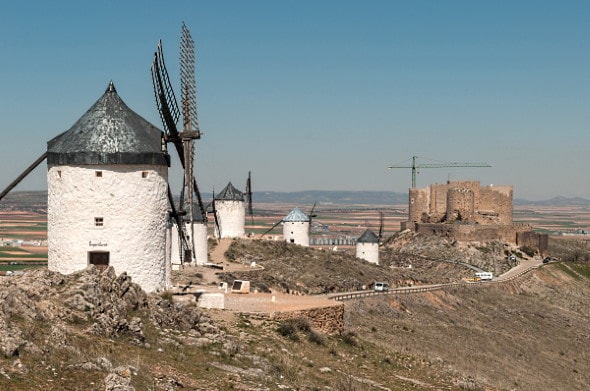 Isla Oro Garnacha Ecologico väderkvarnar