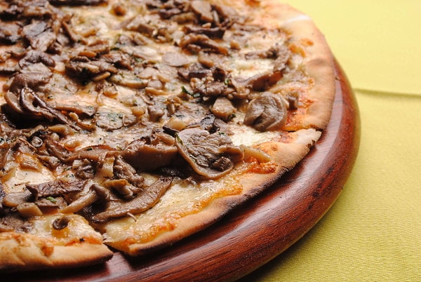 pizza & rödvin