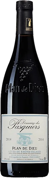 Côtes du Rhône vinflaska Pasquiers