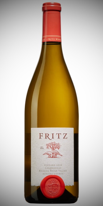 en flaska Fritz Chardonnay