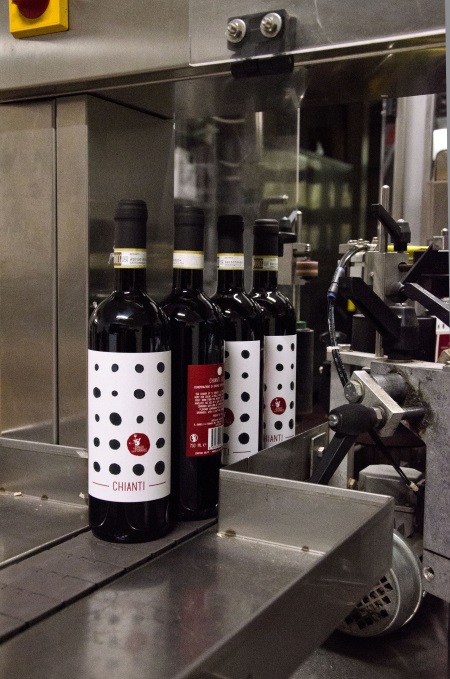 Chianti: Den moderna produktionsanläggningen hos Il Drago e la Fornace