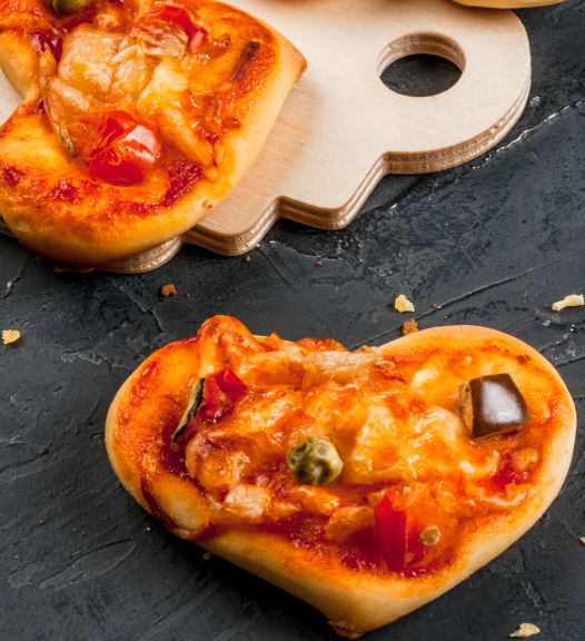 småpizzor